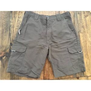 Wrangler Men's Lightweight Nylon Outdoor Hiking Shorts NW924WB Size 24 Brown